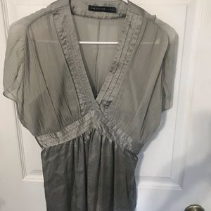 The Limited Silver Blouse